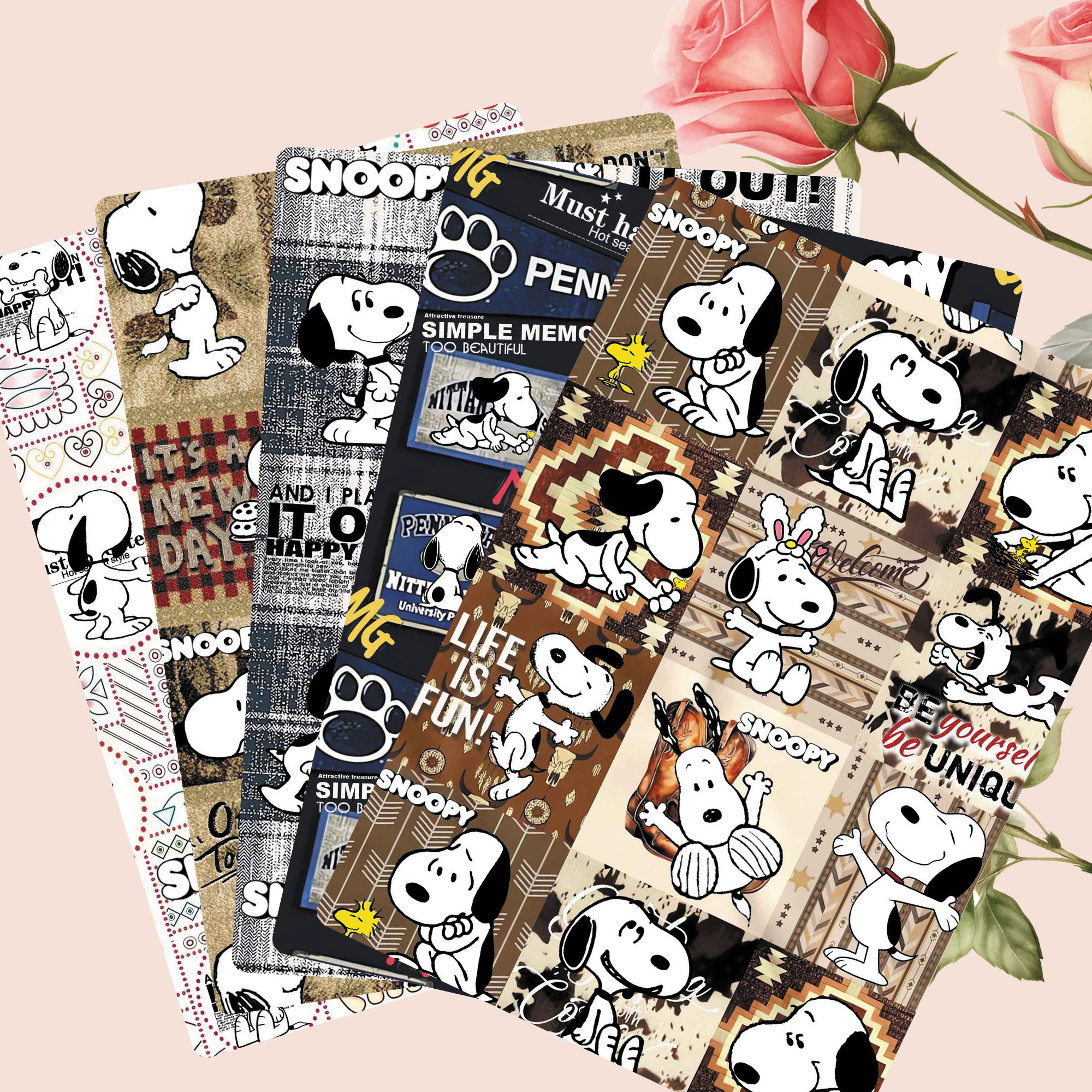 Sewing In Textile - TAKARA TOMY Snoopy fabric140x50CM Cartoon printed