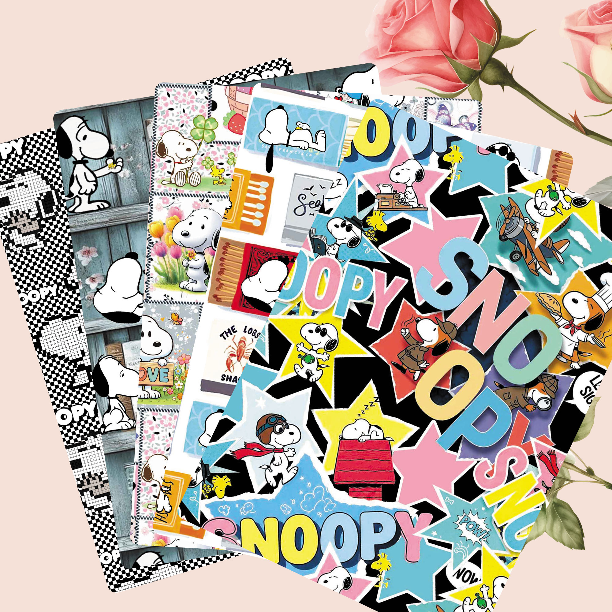 Sewing In Textile - TAKARA TOMY Snoopy fabric140CM Cartoon Polyester
