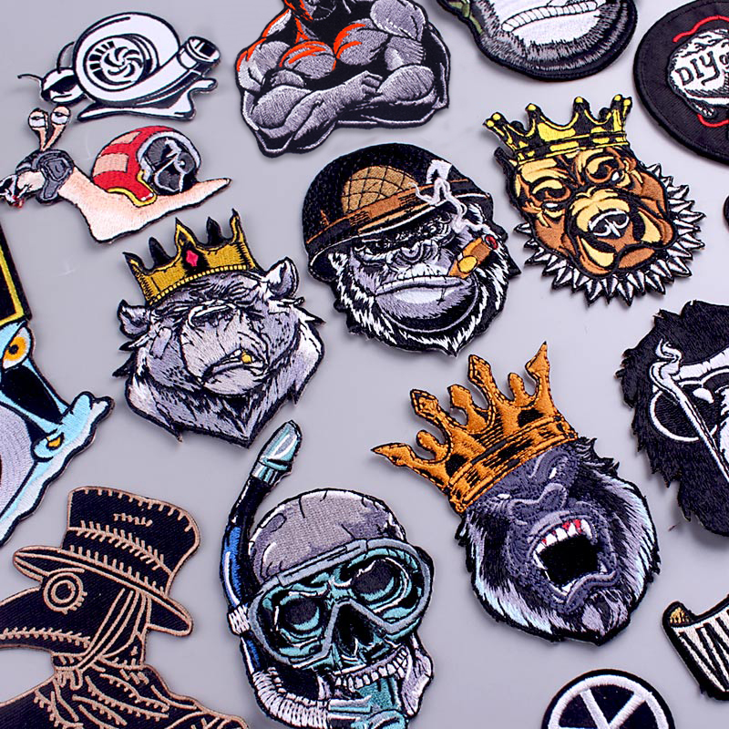 Velcro Sew On - Hippie/Punk Patch Embroidery Patches On Clothes