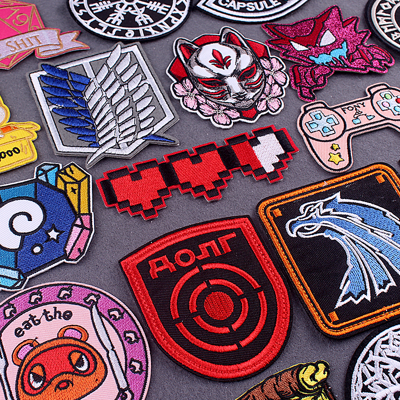 Velcro Sew On - Pixel Heart Clothing thermoadhesive Patches On