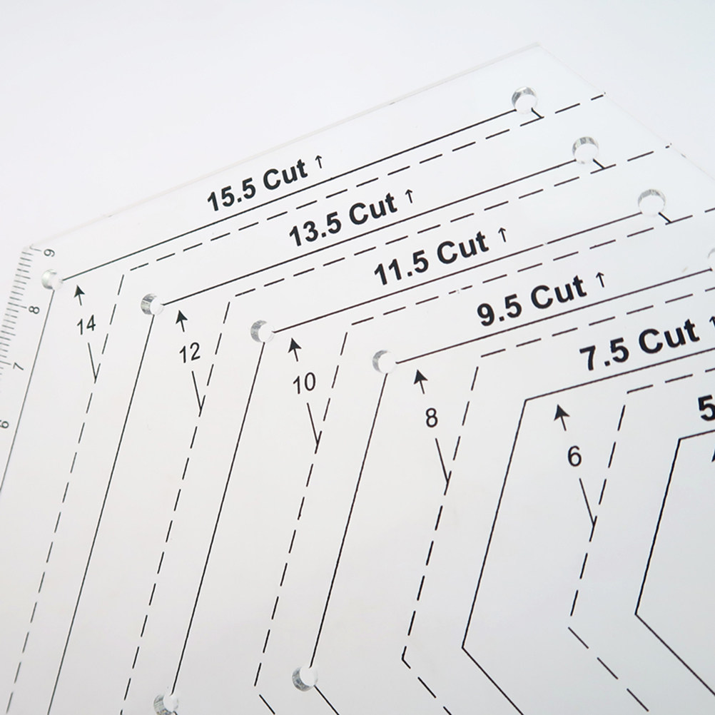 Sewing Garments - Premium Acrylic Quilting Ruler Transparent Patchwork