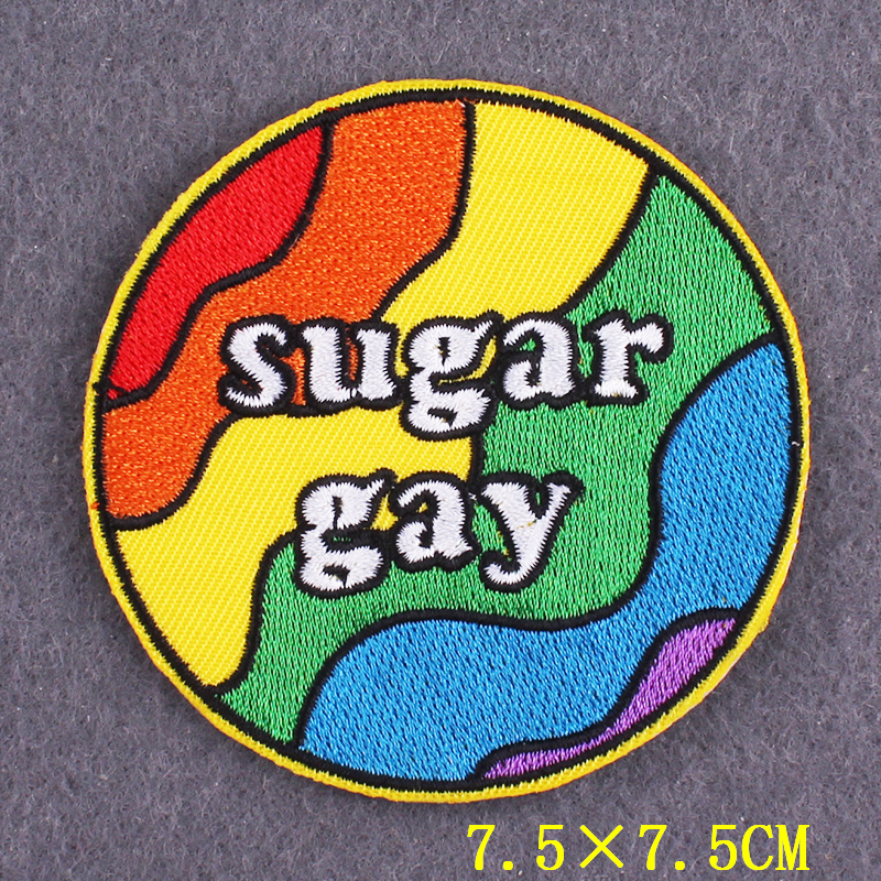 Rainbow Patches On Clothes Gay - Velcro Sew On のレビューと価格