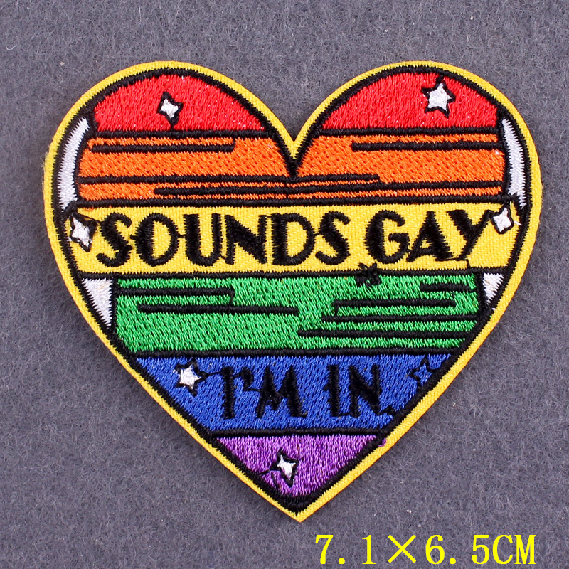 Rainbow Patches On Clothes Gay - Velcro Sew On のレビューと価格