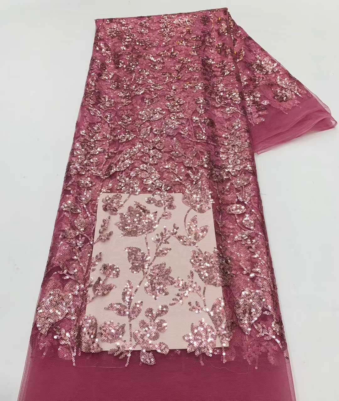 African Lace Fabric With Sequi - Sewing Net のレビューと価格