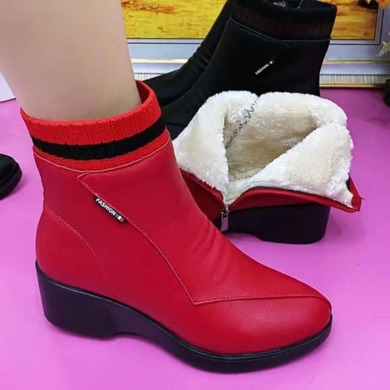 NEW Winter Square Heel Modern  - Sewing Zipper のレビューと価格