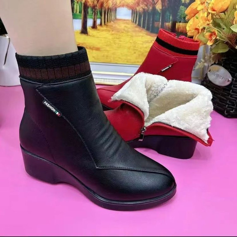 NEW Winter Square Heel Modern  - Sewing Zipper のレビューと価格
