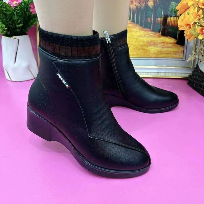 NEW Winter Square Heel Modern  - Sewing Zipper のレビューと価格