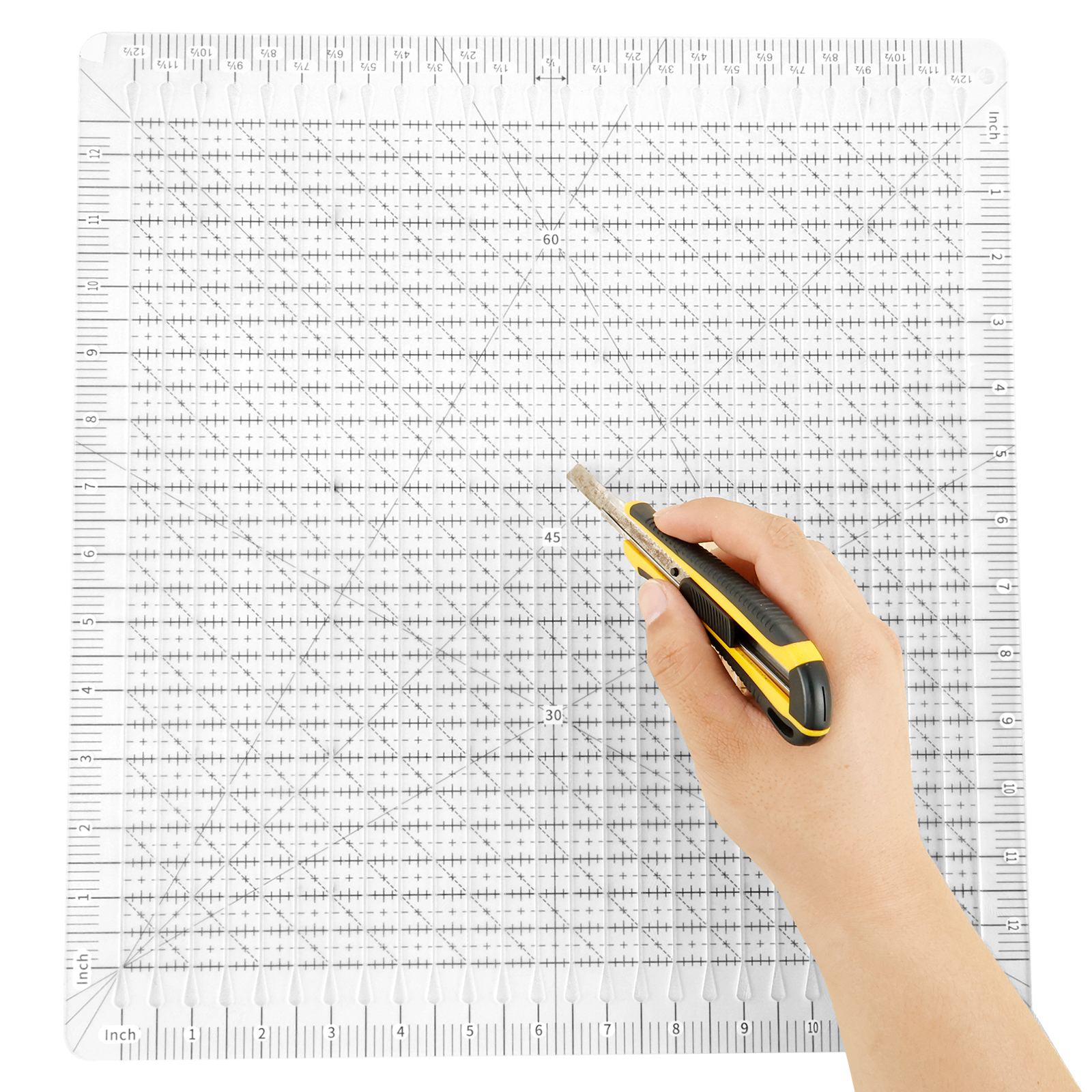 Quilting Ruler 12 x 12 Inches  - Quilting Ruler Square のレビューと価格