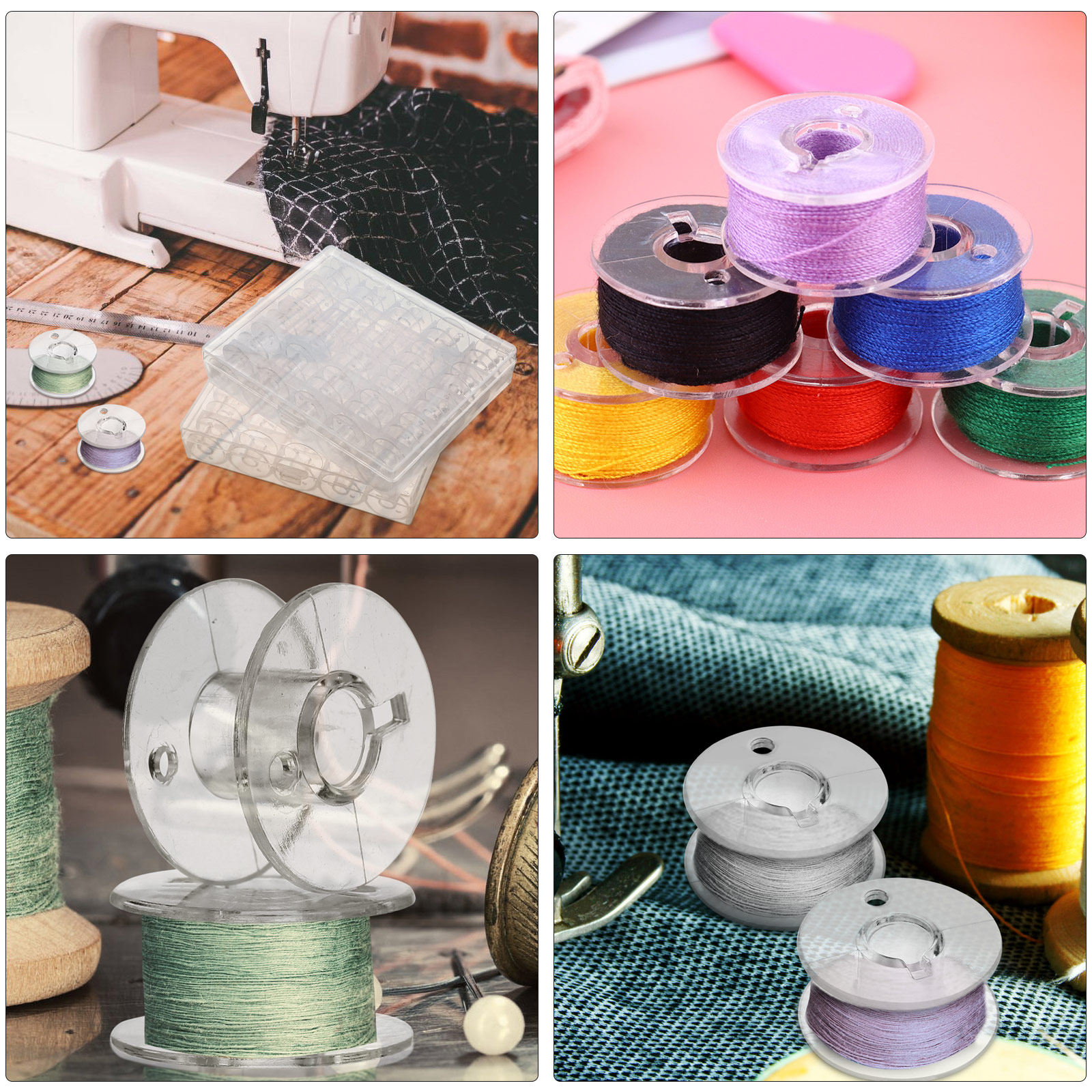 1Set Sewing Bobbins Storage Bo - Thread Bobbins Empty のレビューと価格