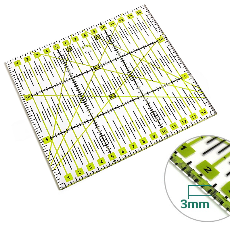 Measuring Ruler Acrylic Quilti - Sewing Garments のレビューと価格