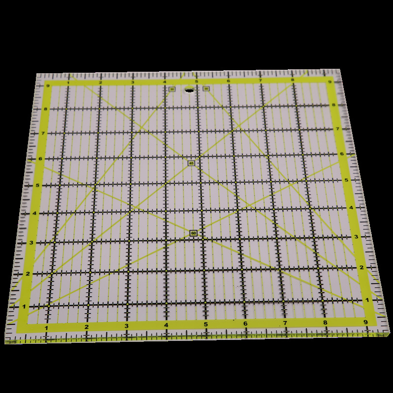 4Pcs Square Acrylic Quilting R - Quilting Ruler Square のレビューと価格