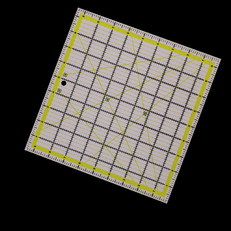 4Pcs Square Acrylic Quilting R - Quilting Ruler Square のレビューと価格