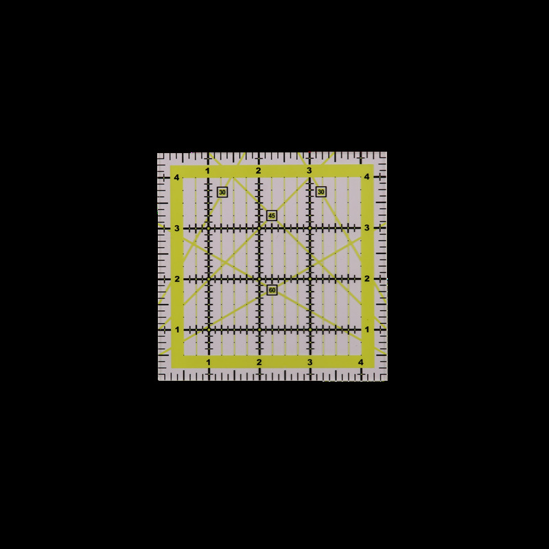 4Pcs Square Acrylic Quilting R - Quilting Ruler Square のレビューと価格