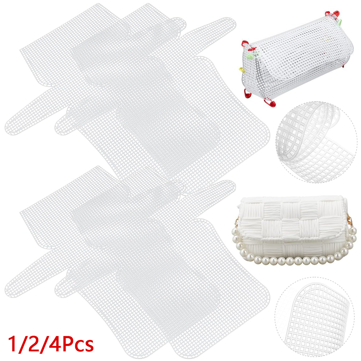 1-4Pcs Plastic Mesh Canvas She - Sewing Net のレビューと価格