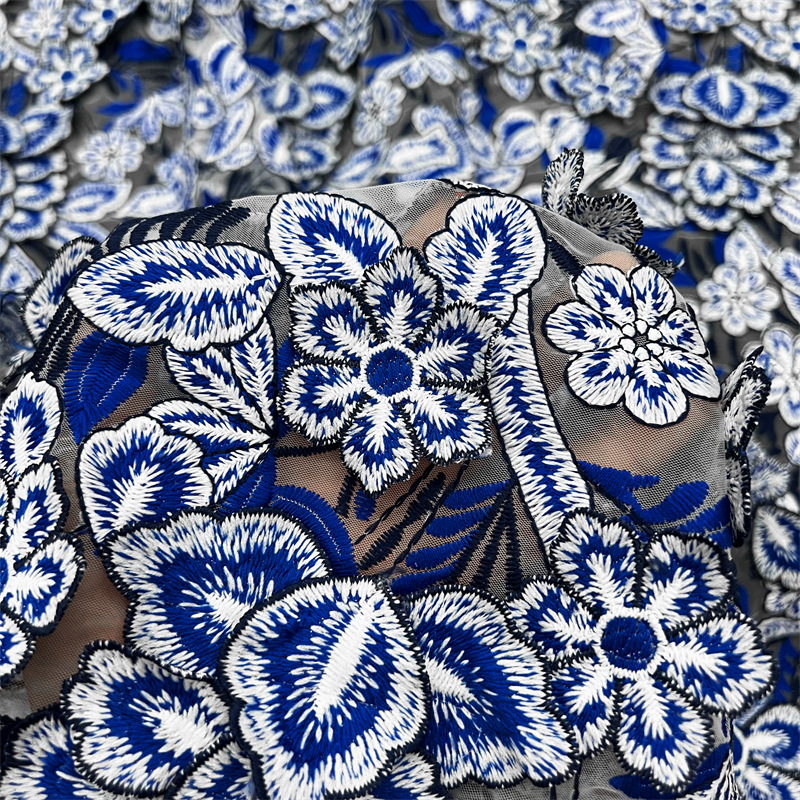 1yard Blue and white porcelain - Sewing Embroidery Fabric のレビューと価格