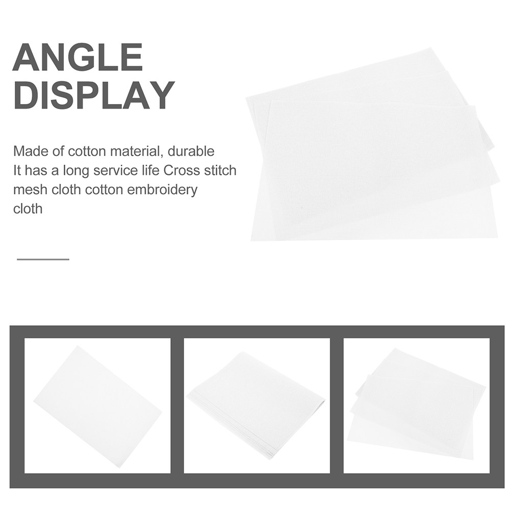 10 Sheets Cross Stitch Fabric  - Sewing Recycle のレビューと価格