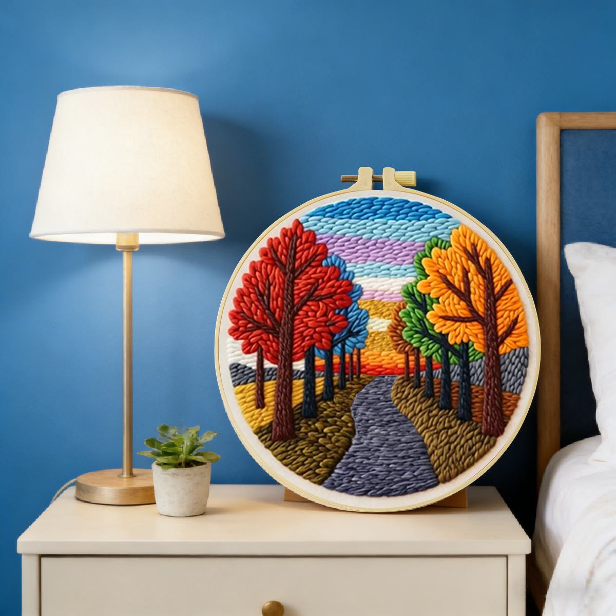 20X20CM/7.87inch Scenery Punch - Is Sewing Textile Art のレビューと価格
