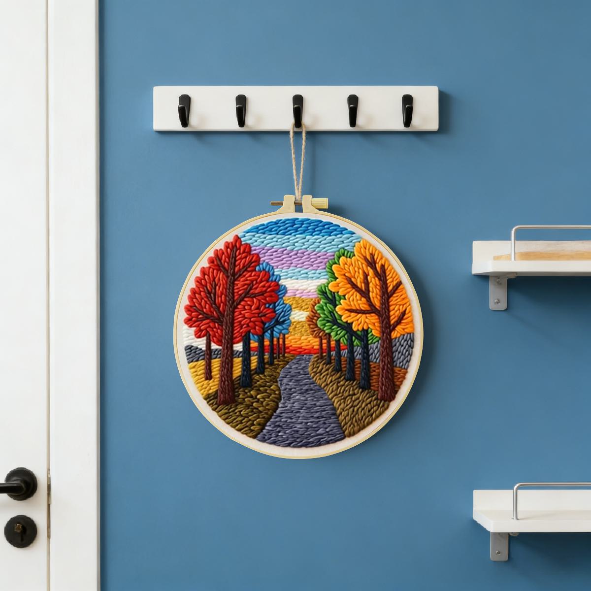 20X20CM/7.87inch Scenery Punch - Is Sewing Textile Art のレビューと価格