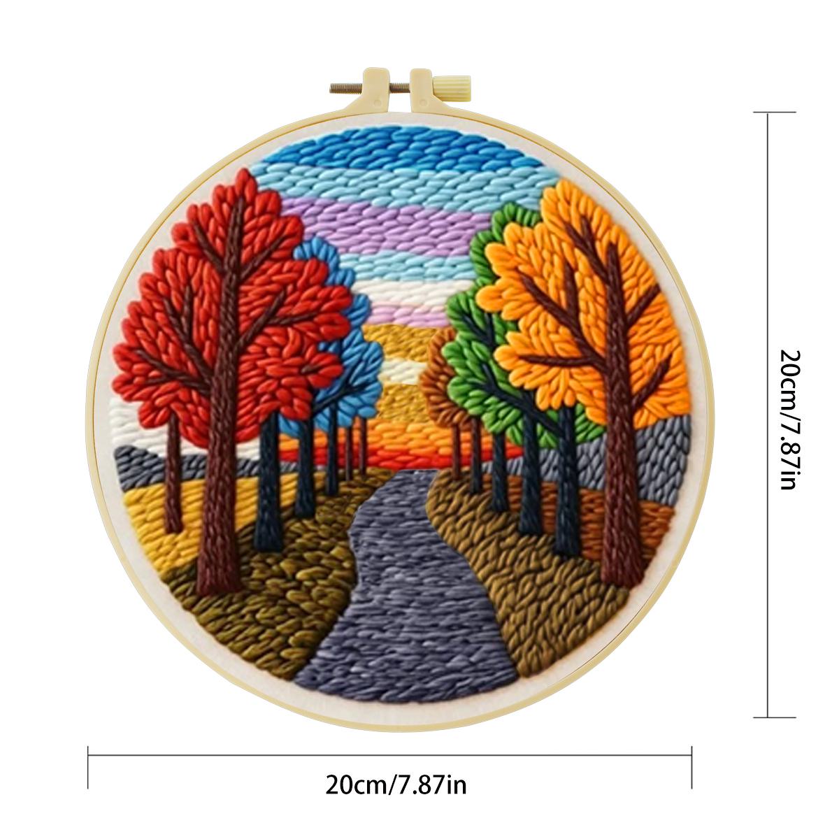 20X20CM/7.87inch Scenery Punch - Is Sewing Textile Art のレビューと価格