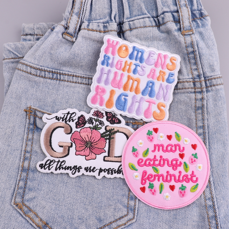 Self Encourage Iron On Patches - Velcro Sew On のレビューと価格