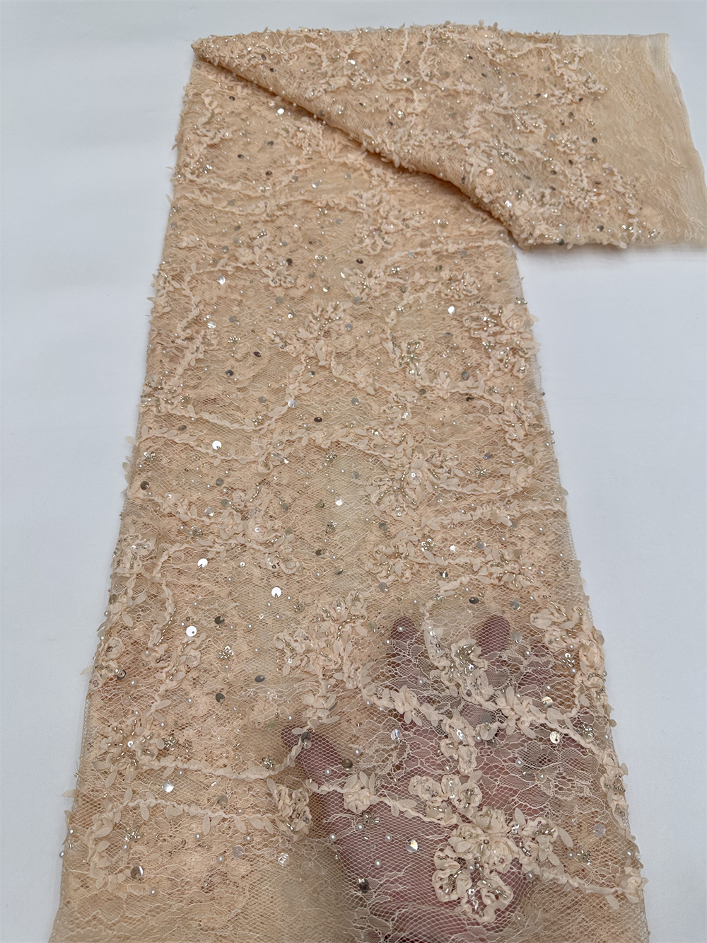African 3D Beaded Sequins Lace - Sewing Net のレビューと価格