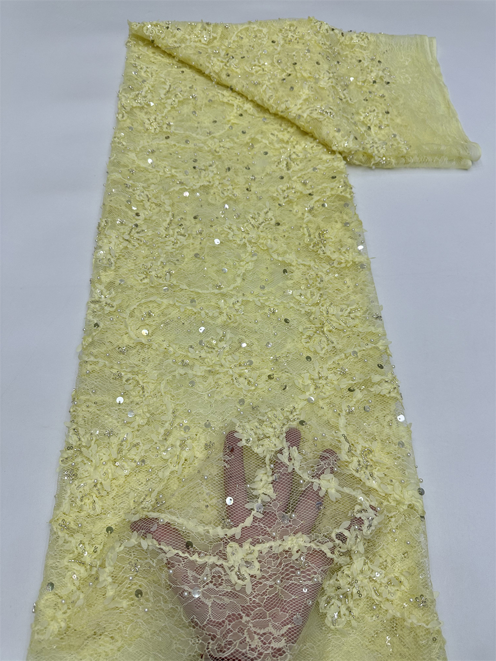 African 3D Beaded Sequins Lace - Sewing Net のレビューと価格