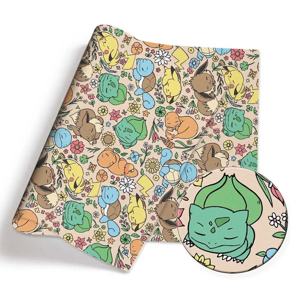 Pokemon Cartoon Fabric140*50cm - Sewing Production のレビューと価格