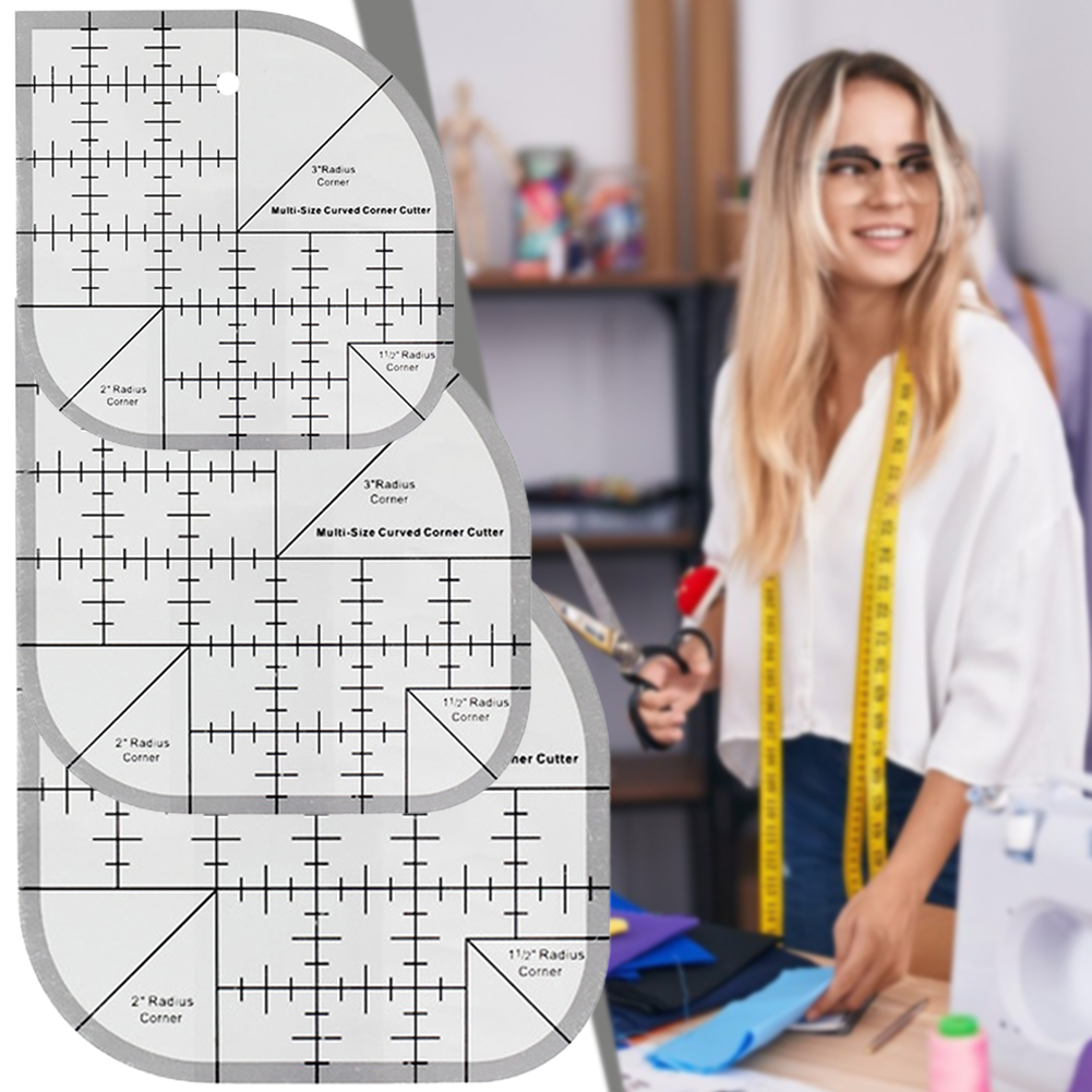 Non Slip Curved Corner Cutter  - Quilting Ruler Square のレビューと価格