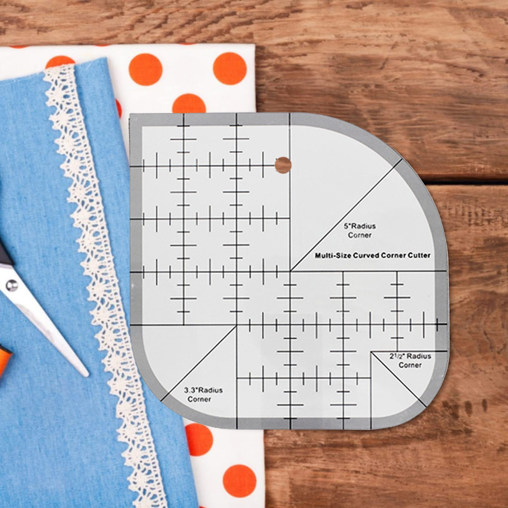 Non Slip Curved Corner Cutter  - Quilting Ruler Square のレビューと価格