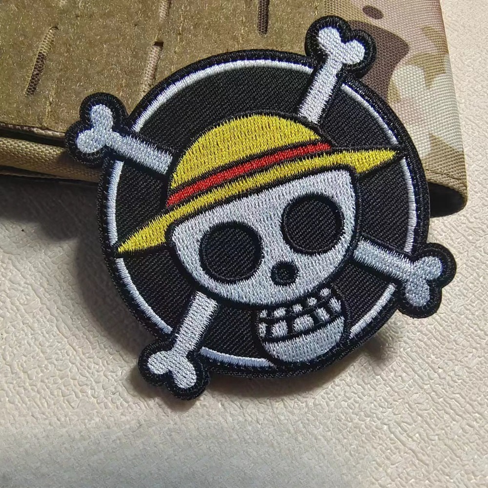 One Piece Cartoon sleeve patch - Velcro Sew On のレビューと価格