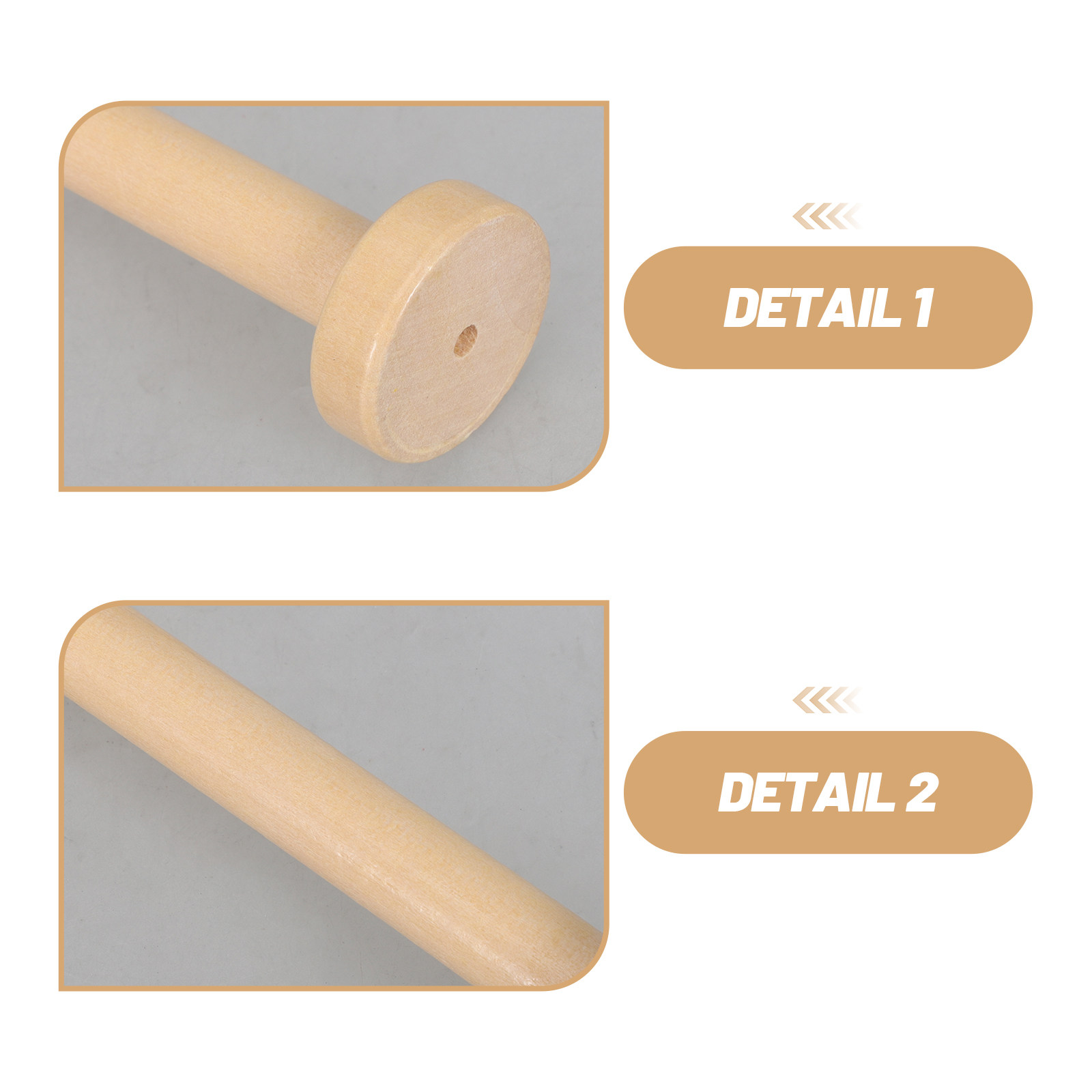 5Pcs Wooden Spools Natural Vin - Sewing In Textile のレビューと価格