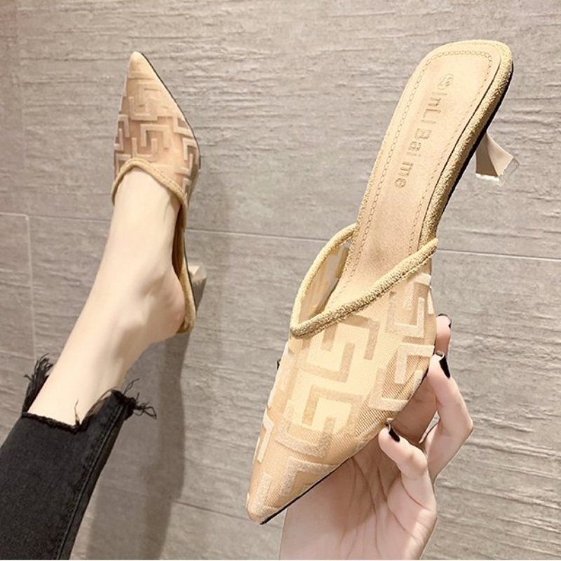 Women Mesh High Heels Temperam - Sewing Net のレビューと価格
