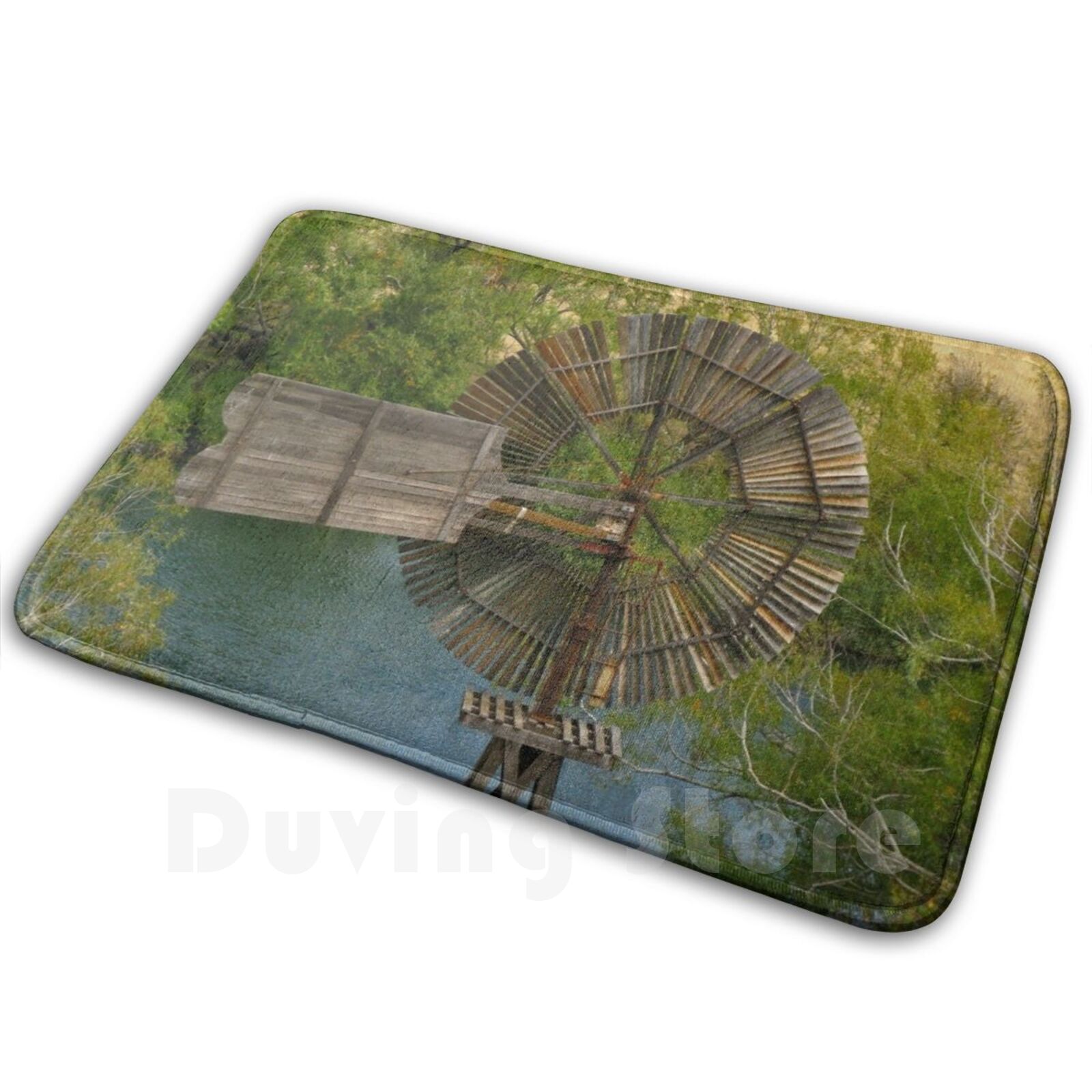 Wooden Windmill Carpet Mat Rug - Century Textile & Sewing Supply Reviews のレビューと価格
