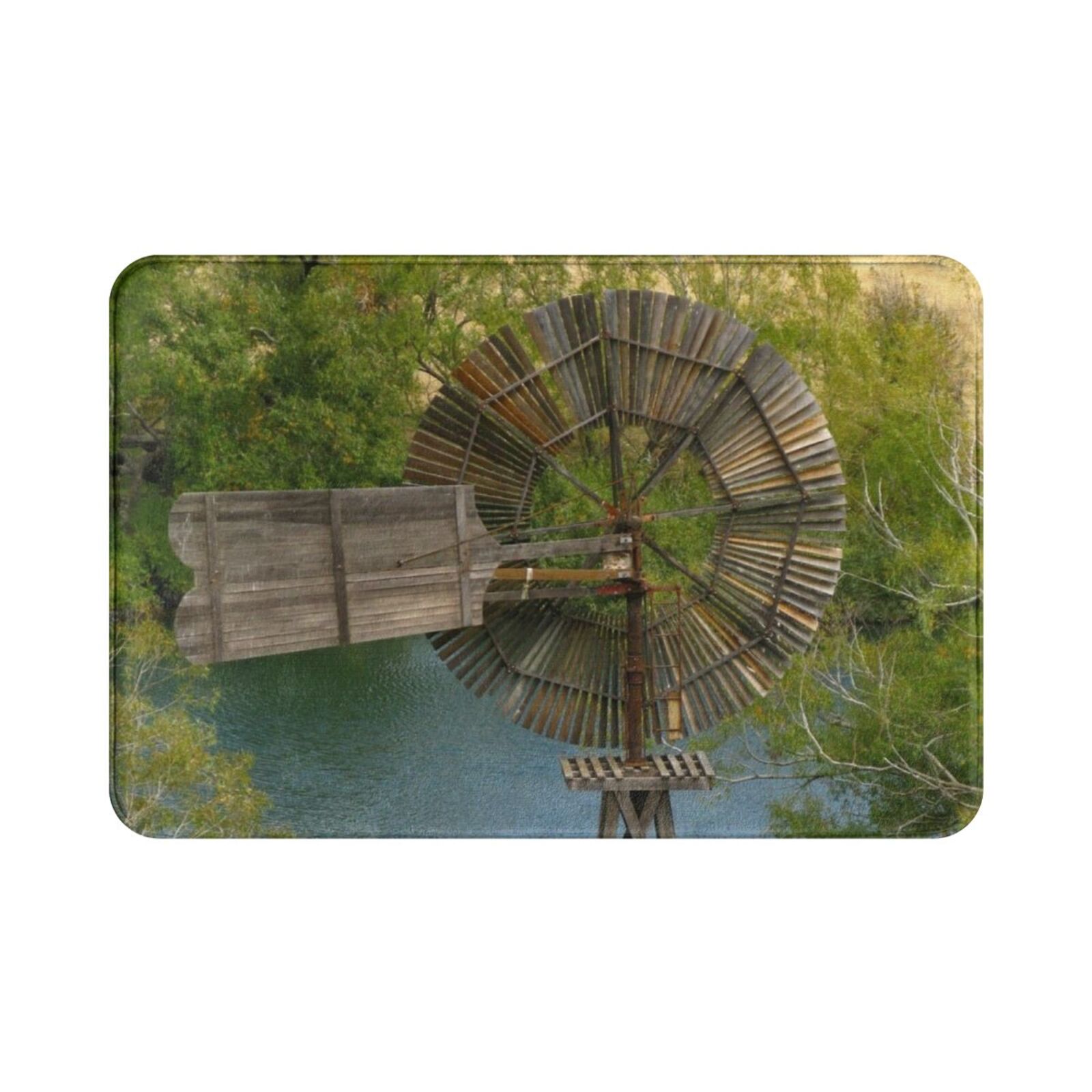 Wooden Windmill Carpet Mat Rug - Century Textile & Sewing Supply Reviews のレビューと価格