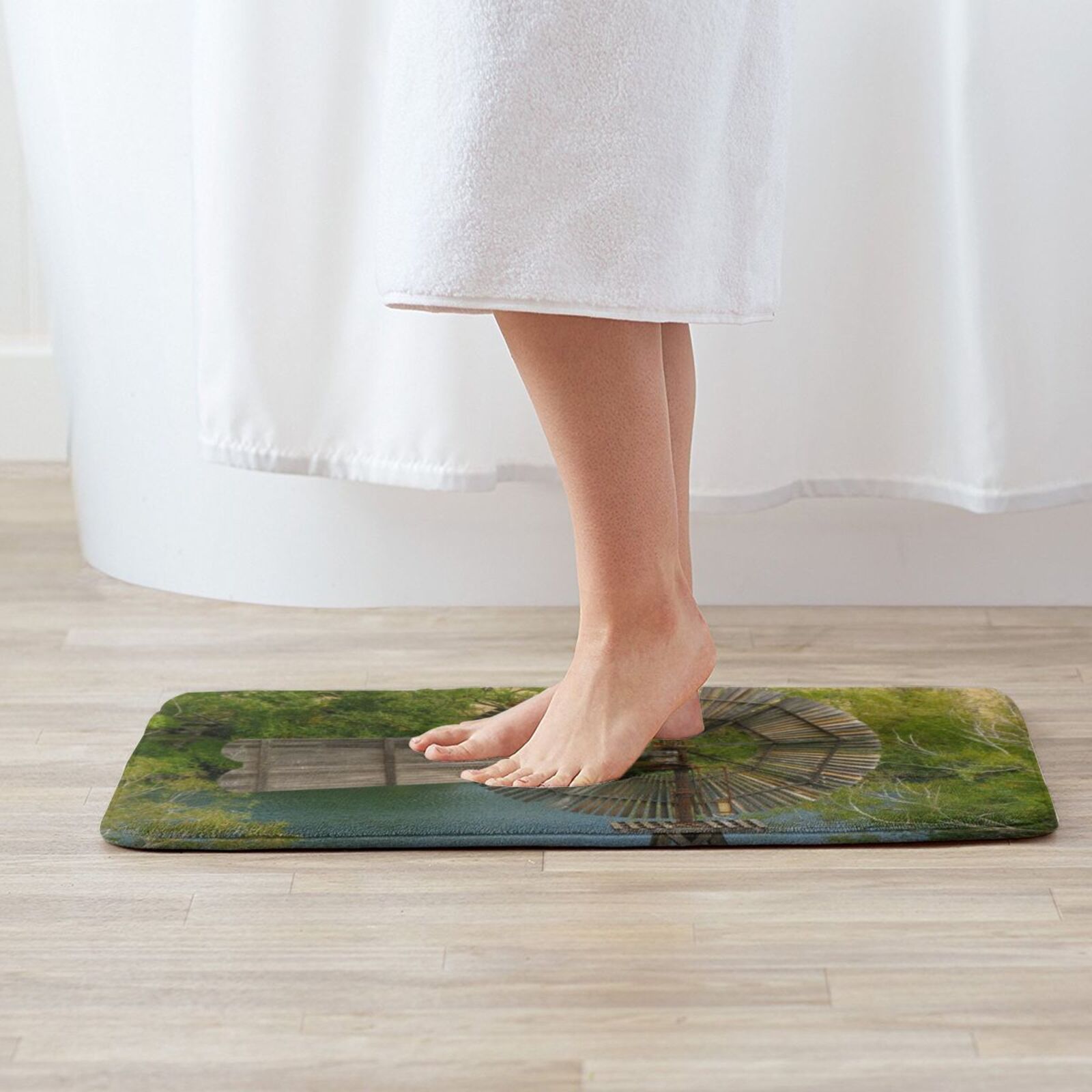 Wooden Windmill Carpet Mat Rug - Century Textile & Sewing Supply Reviews のレビューと価格