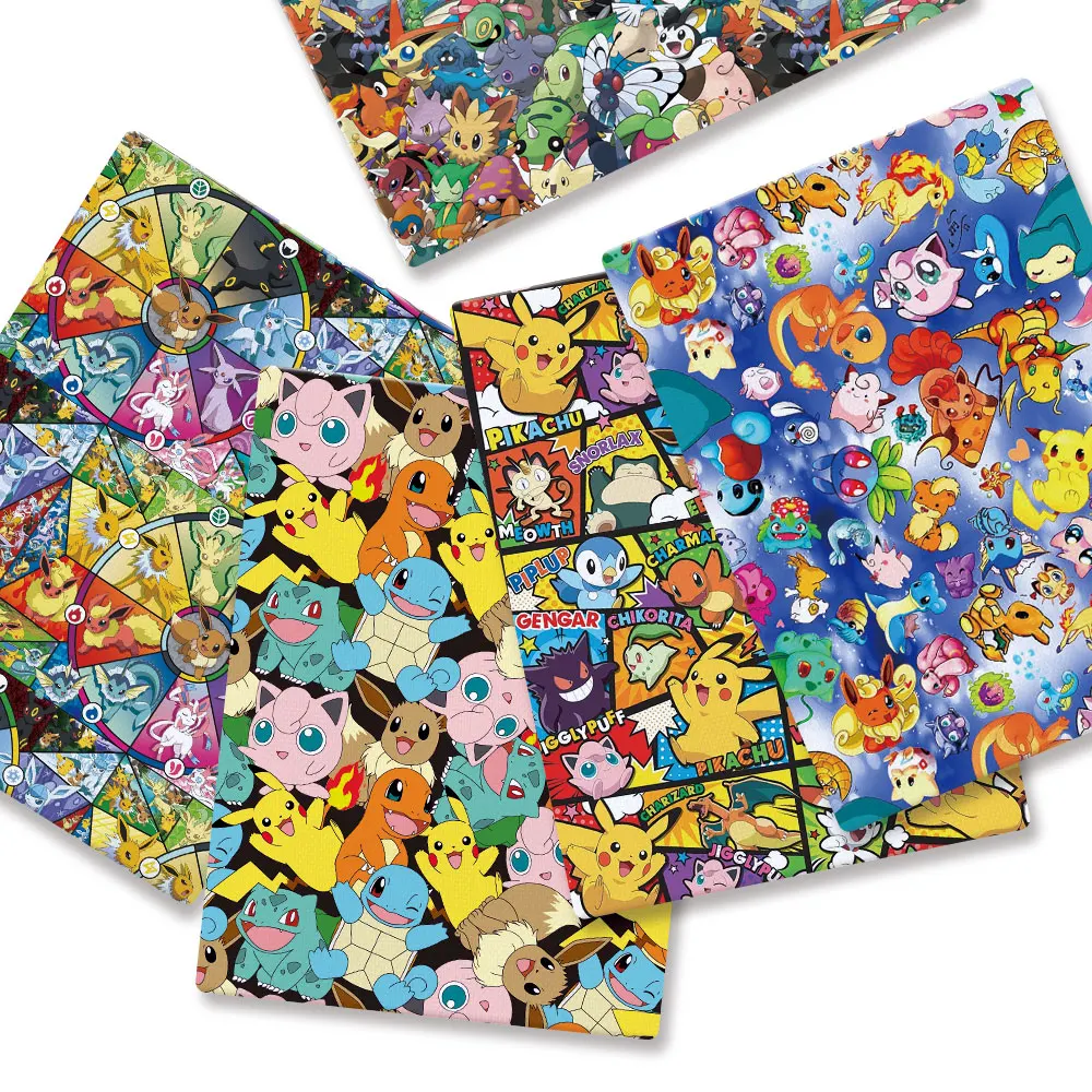 Pokemon Cartoon Fabric140*50cm - Sewing Production のレビューと価格