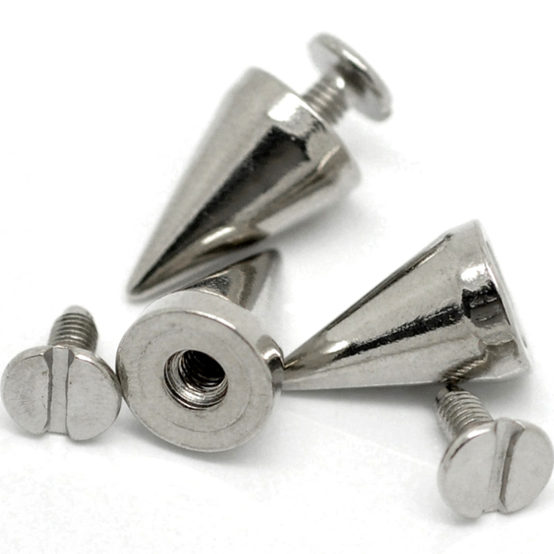 50Sets Silver Tone Studs Spots - Sewing Garments のレビューと価格