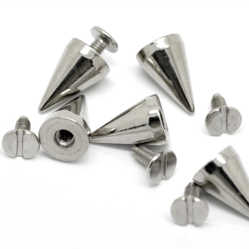 50Sets Silver Tone Studs Spots - Sewing Garments のレビューと価格