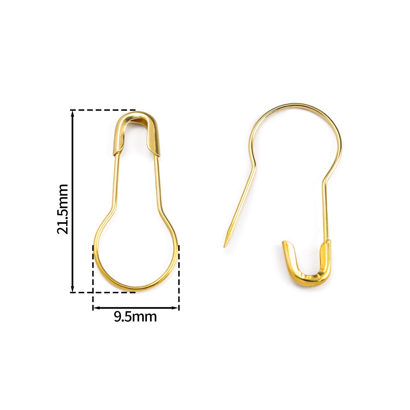 100Pcs/Lot Metal Gourd Safety  - Sewing Production のレビューと価格