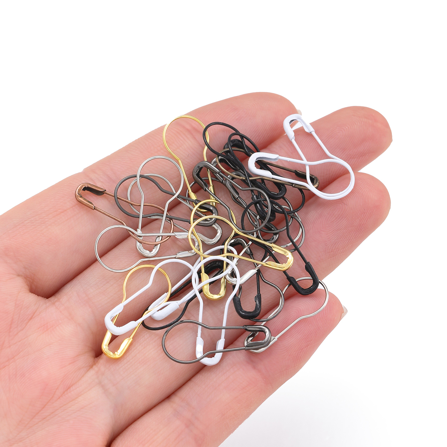 100Pcs/Lot Metal Gourd Safety  - Sewing Production のレビューと価格