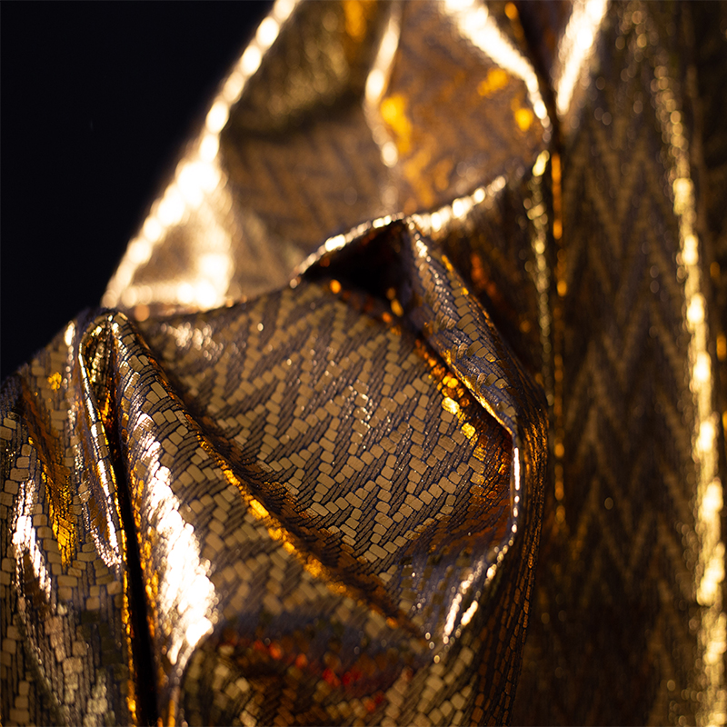 Gold Leather Fabric Diamond Te - Is Sewing Textile Art のレビューと価格