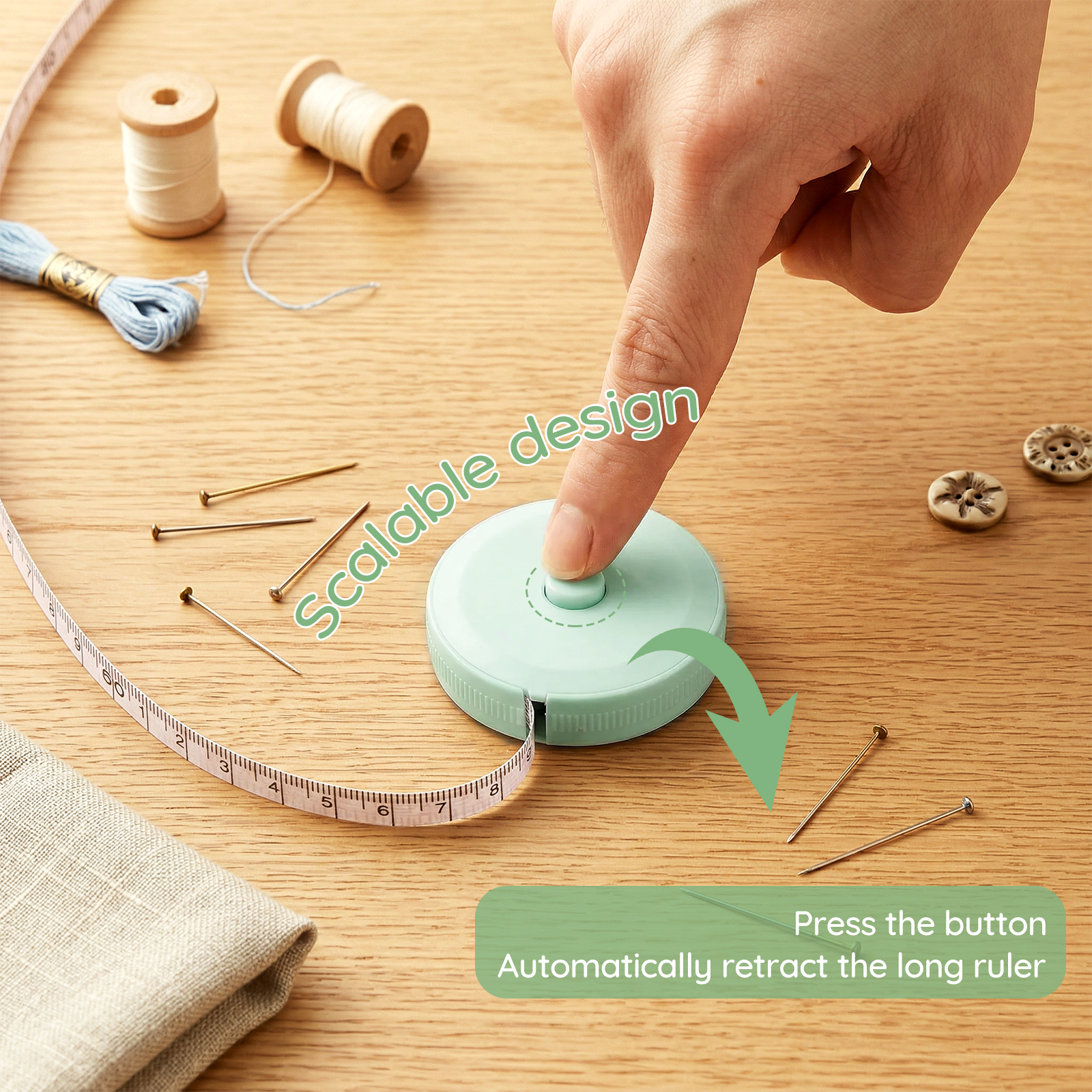 1PC 1.5m Small Tape Measure Do - Sewing Recycle のレビューと価格