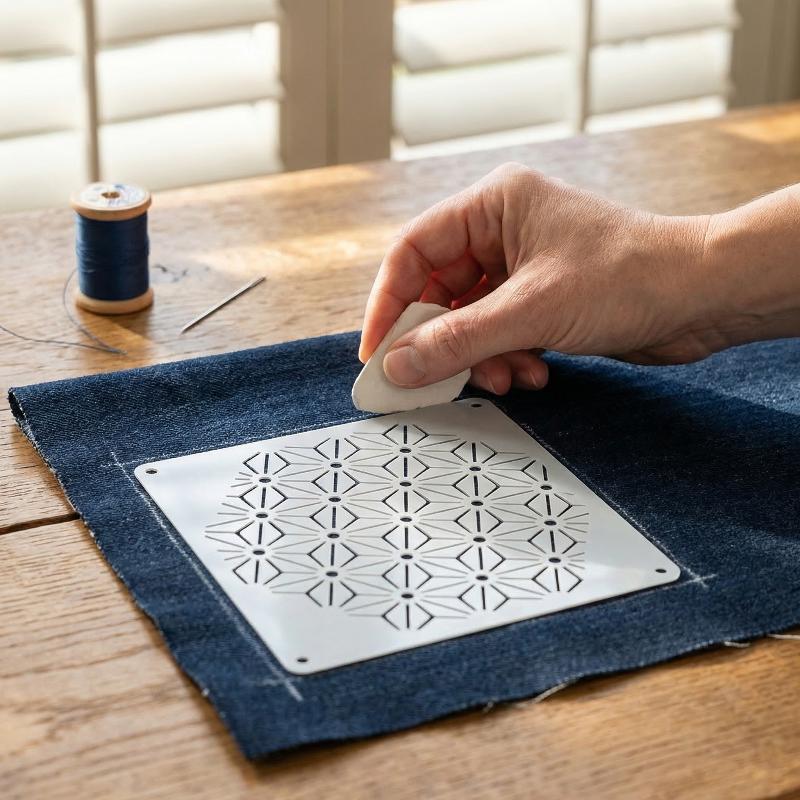 8/9/24/32Pcs Sashiko Embroider - Textile Sewing Patterns のレビューと価格
