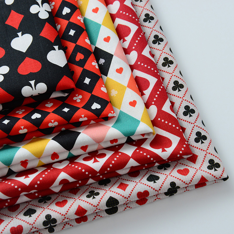 Ins Poker Element Cotton Digit - Sewing In Textile のレビューと価格