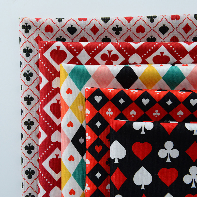 Ins Poker Element Cotton Digit - Sewing In Textile のレビューと価格