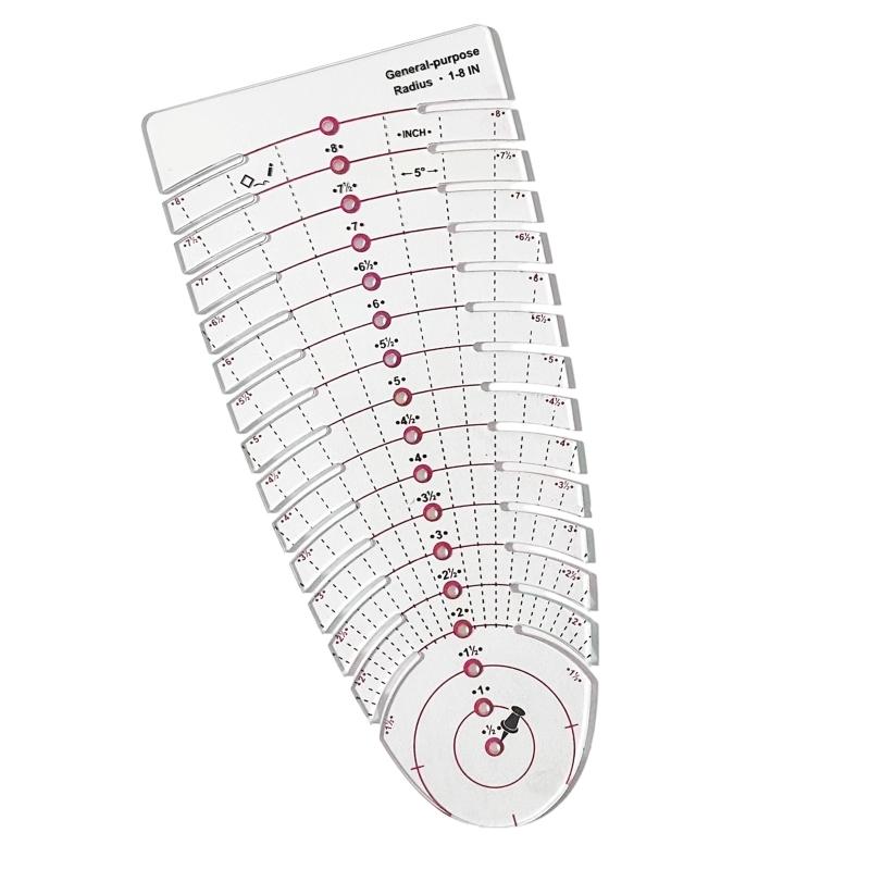 39BB Clear Scale Acrylic Measu - Is Sewing Textile Art のレビューと価格
