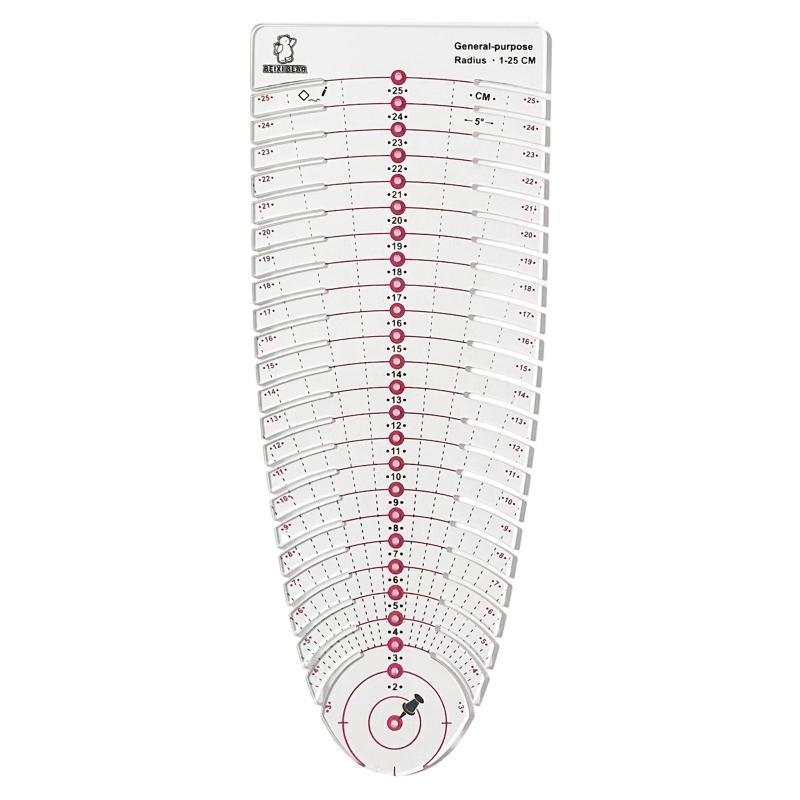 39BB Clear Scale Acrylic Measu - Is Sewing Textile Art のレビューと価格