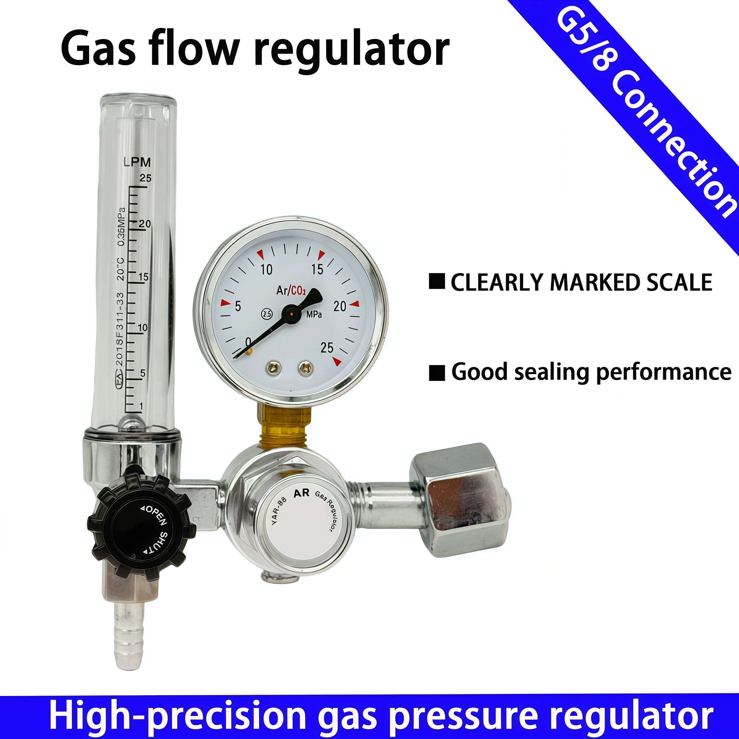 2025 NEW 0-25Mpa Argon Regulat - Seam Gauge Metal のレビューと価格