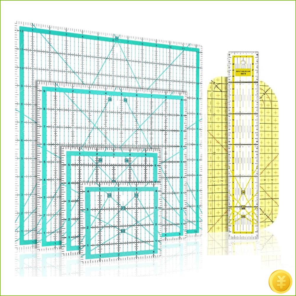 6 Piece Quilting Ruler Ironing - Quilting Ruler Square のレビューと価格