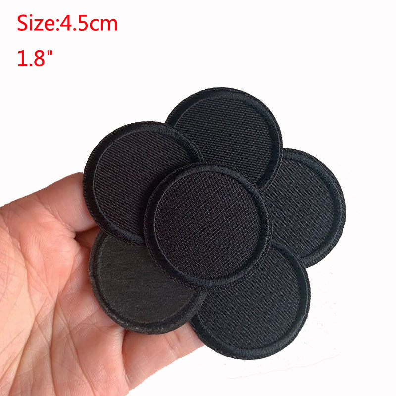 5Pcs Black Round Patches For C - Velcro Sew On のレビューと価格